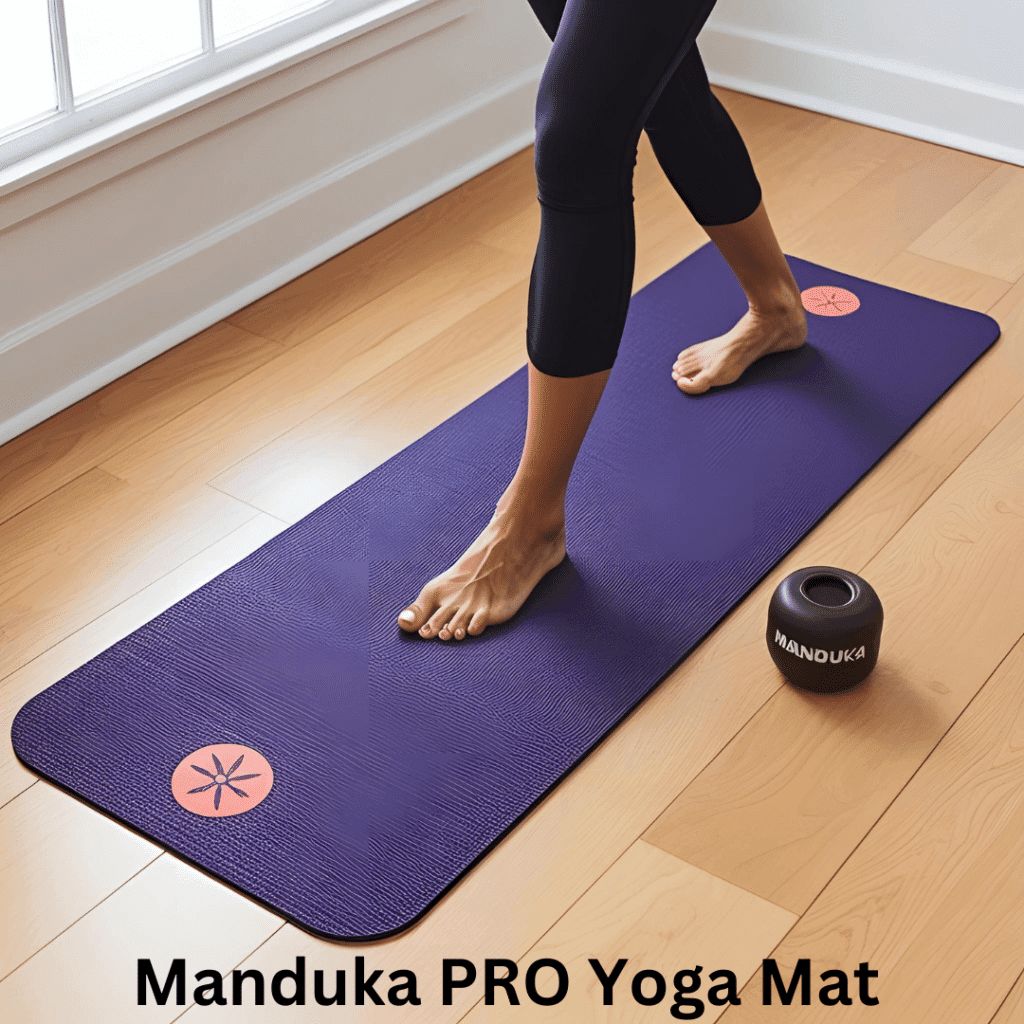 "Manduka PRO Yoga Mat - A durable and high-performance choice among Eco-friendly Yoga Mats, made with emissions-free PVC for sustainability."
