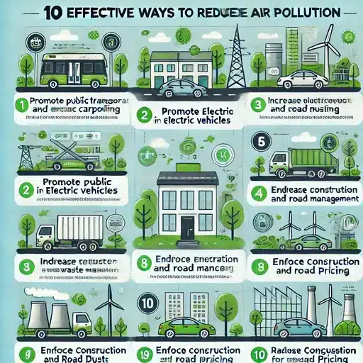 "10 Effective Ways to Reduce Air Pollution in Urban Areas."