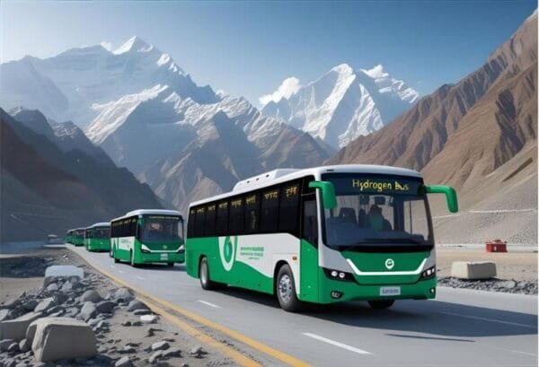 NTPC hydrogen bus pilot in Leh, Ladakh